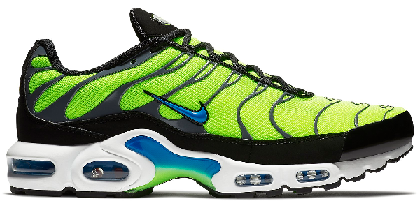 air max plus black and green