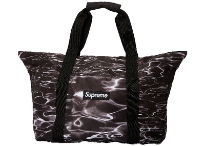 Pre-owned Supreme  Ripple Packable Tote Black