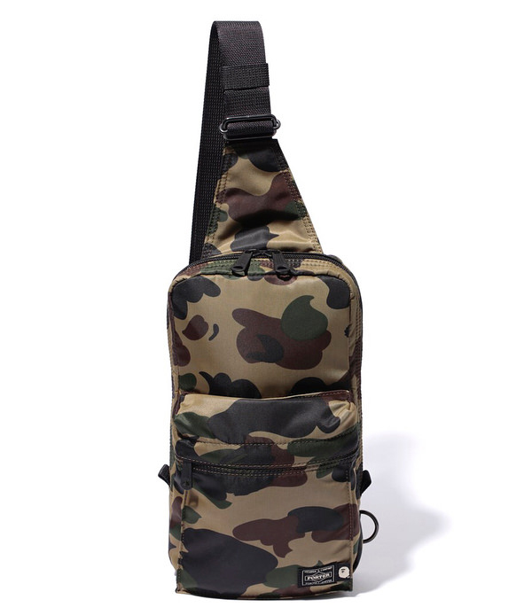 bape 1st camo shoulder bag