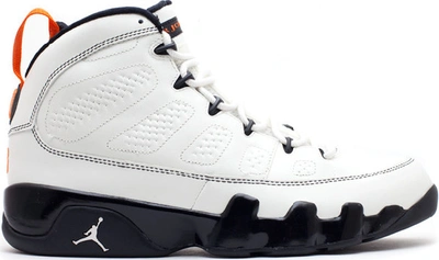 Pre-owned Jordan 9 Retro Oregon State (pe) In Ivory White/black/desert Orange