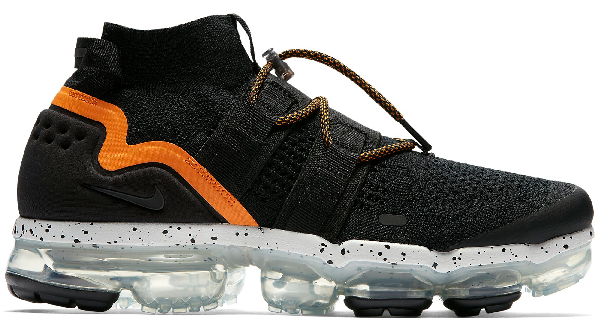 nike air vapormax black and orange
