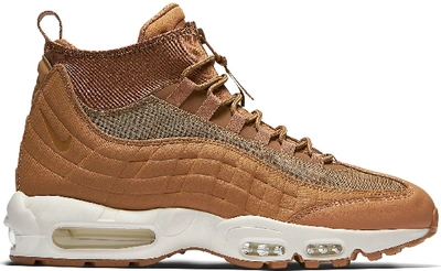 Pre-owned Nike Air Max 95 Sneakerboot Flax (2017) In Flax/flax-ale  Brown-sail | ModeSens