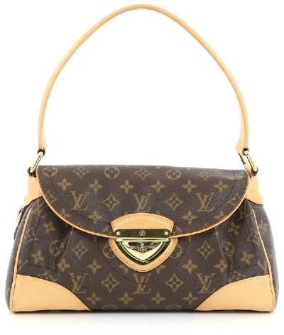 Pre-owned Louis Vuitton Beverly Monogram Mm Brown