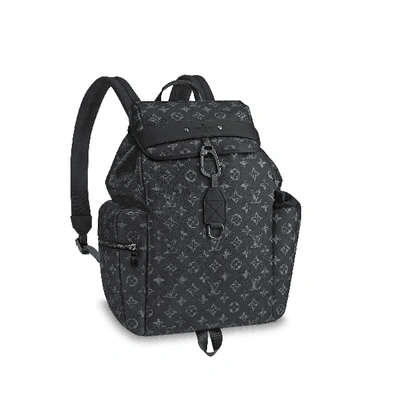 Pre-owned Louis Vuitton Discovery Backpack Monogram Vivienne Eclipse Black