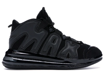 Pre-owned Nike  Air More Uptempo 720 Black In Black/black-black