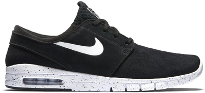 Pre-owned Nike Sb Stefan Janoski Max Leather Black White In Black/white |  ModeSens