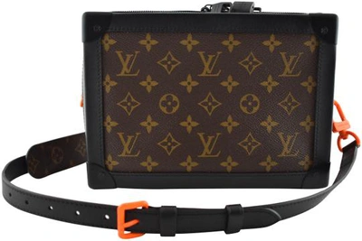 Pre-owned Louis Vuitton Soft Trunk Monogram (with Leather Strap) Brown