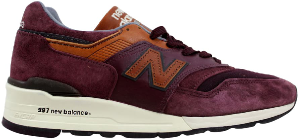 new balance 997 burgundy