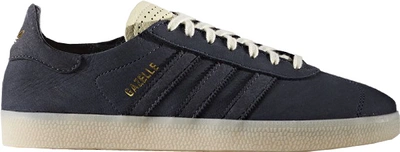 Pre-owned Adidas Originals Gazelle Crafted In Black/running White/gold  Metallic | ModeSens