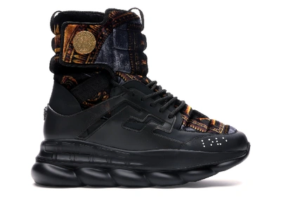 Pre-owned Versace  Chain Reaction High X Kith In Black