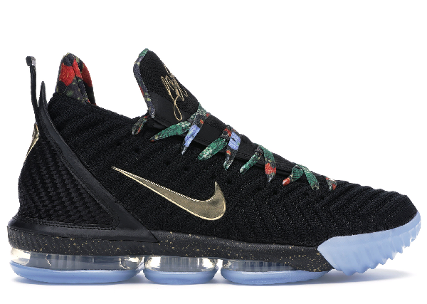 lebron 16 black metallic gold