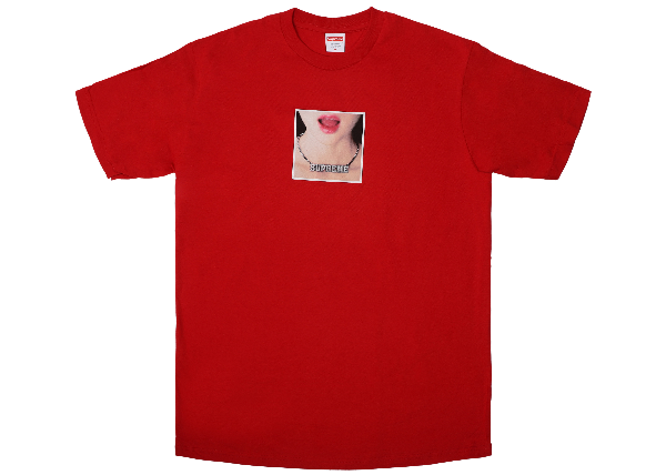 supreme necklace tee