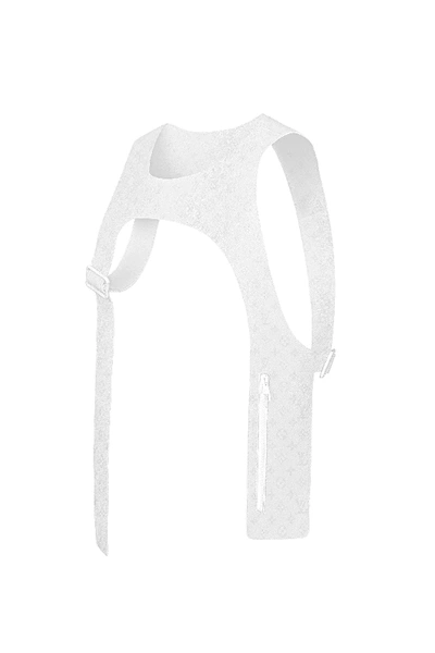 Pre-owned Louis Vuitton Cut Away Vest Monogram White | ModeSens