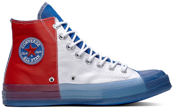 red white and blue chuck taylors