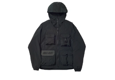 Pre-owned Utility Iridescent Jacket + Vest Black