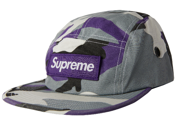 supreme camo camp cap