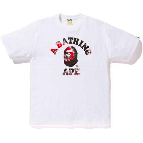 white and red bape shirt