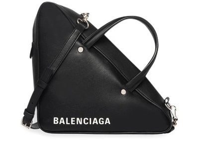 Pre-owned Balenciaga  Triangle Duffle S Black