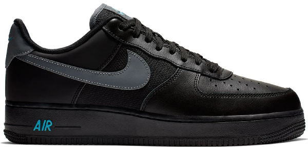 nike air force 1 low black and blue
