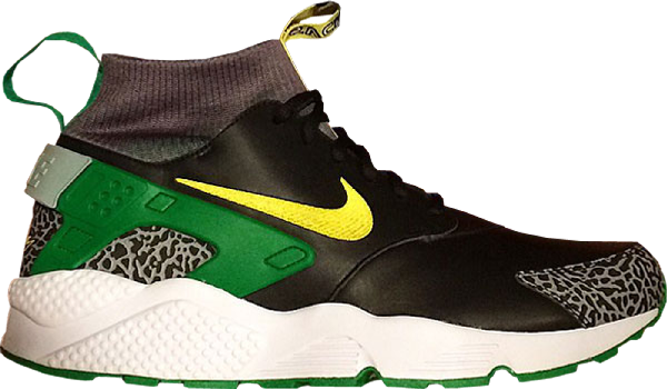 nike huarache dark green