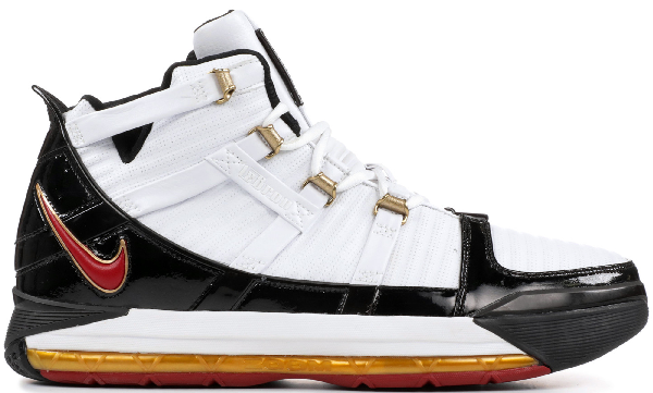 lebron 3 white gold