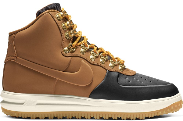 Pre-Owned Nike Lunar Force 1 Duckboot 18 Tan Black In Black/phantom-gum Light Brown-light British Tan | ModeSens