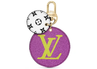 Pre-owned Louis Vuitton  Bag Charm And Key Holder Monogram Giant Lilac