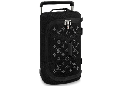 Pre-owned Louis Vuitton  Horizon Duffle Soft Jacquard 55 Black