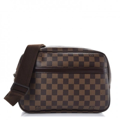 Louis Vuitton Damier Ebene Reporter PM Crossbody Messenger