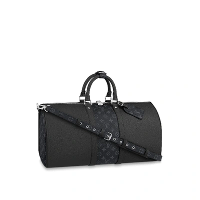 Pre-owned Louis Vuitton Keepall Bandouliere Monogram Eclipse 50