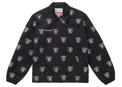 Pre-owned Supreme Nfl X Raiders X '47 Embroidered Harrington