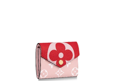 Louis Vuitton Zoe Wallet Monogram Giant Red/Pink in Coated Canvas