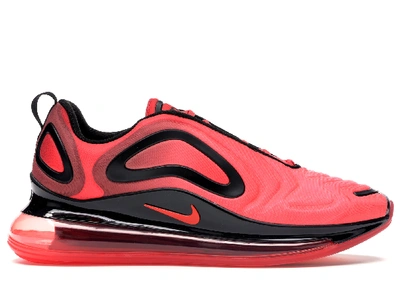 Pre-owned Nike Air Max 720 University Red Black In Bright Crimson/black-ember  Glow-total Orange-night Maroon | ModeSens