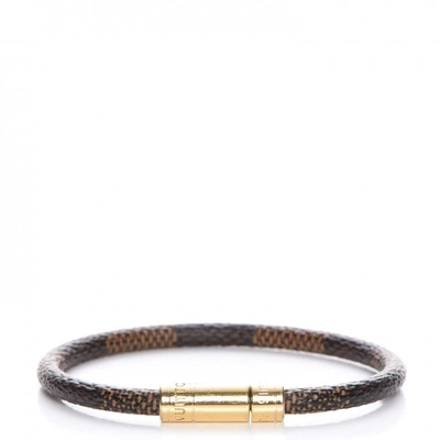 Louis Vuitton Keep It Damier Ebene Bracelet Louis Vuitton | The Luxury  Closet