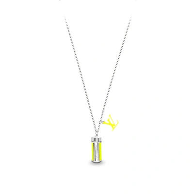 Pre-owned Louis Vuitton  Fluo Necklace Charms Yellow