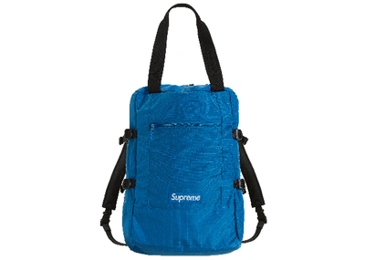 Pre-owned Supreme  Tote Backpack Royal
