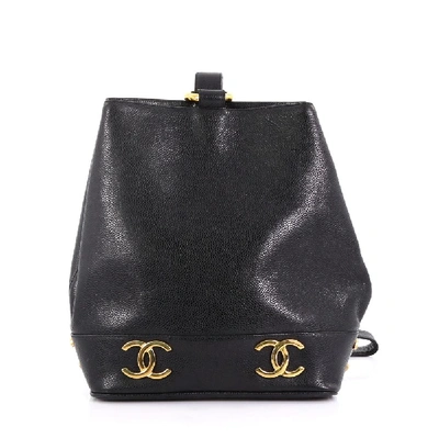 Chanel Small Bucket Bag AS3371 B08474 94305 , Black, One Size
