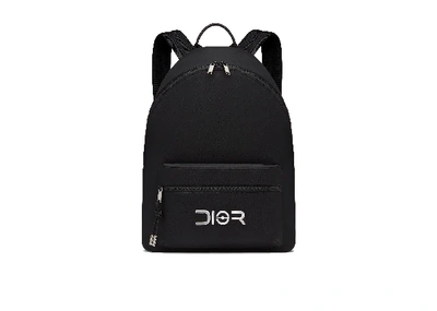 Pre-owned Dior  X Sorayama Backpack Nylon Black