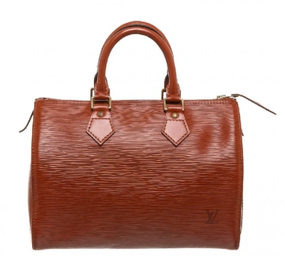 Pre-owned Louis Vuitton Speedy Epi (without Accessories) Siena Brown