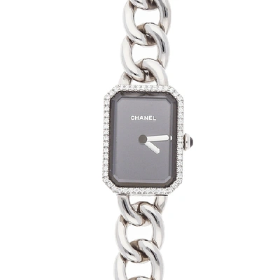 Pre-owned Chanel Premiere Chain H3252 In Stainless Steel