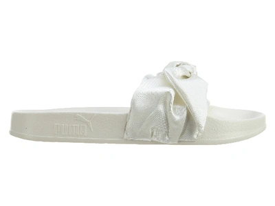 Pre-owned Puma Bow Slide Marshmallow  Silver (women's) In Marshmallow/ Silver