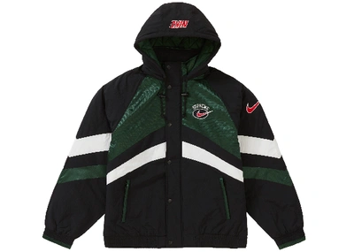 Pre-owned Supreme  Nike Hooded Sport Jacket Green