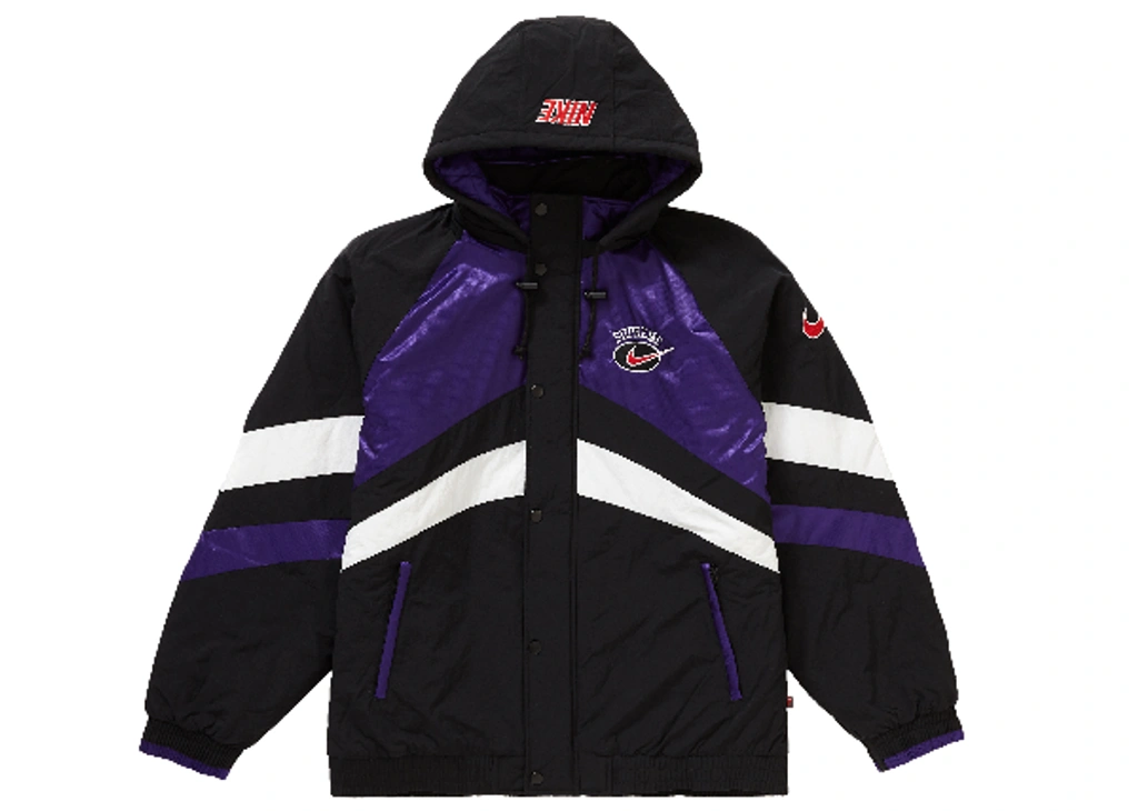 Pre-owned Supreme Nike Hooded Sport Jacket Purple | ModeSens