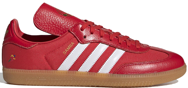 adidas samba og white red