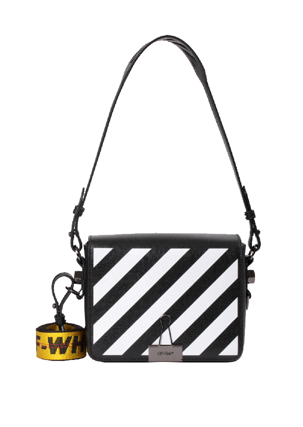 off white binder clip bag