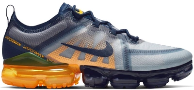 Pre-owned Nike Air Vapormax 2019 Midnight Navy Laser Orange In Midnight Navy /midnight Navy-laser Orange-obsidian Mist | ModeSens