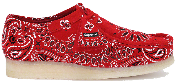 supreme clarks wallabees