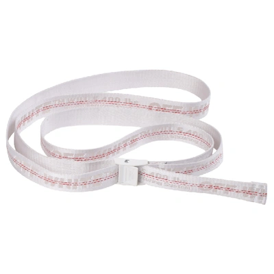 Pre-owned Off-white Mini Industrial Belt (ss19) White