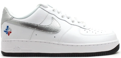 Pre-owned Nike  Air Force 1 Low All-star 2010 White In White/metallic Silver-black