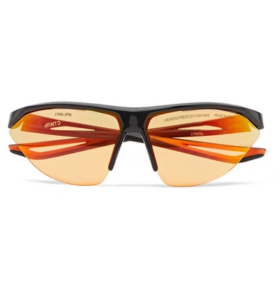 Pre-owned Heron Preston X Nike Tailwind Polycarbonate Sunglasses (ss19) Black/orange